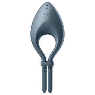 Ерекційне смарт-віброкільце ласо Satisfyer Bullseye Dark Blue (пошкоджене паковання!!!) SO6121-R фото