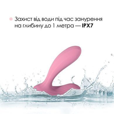 Смарт вібратор в трусики Svakom Erica Romantic Rose, дуже гнучкий, 2 мотори SO8219 фото