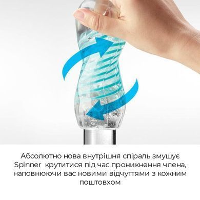 Мастурбатор Tenga Spinner 06 Brick з пружною стимулювальною спіраллю всередині SO4300 фото