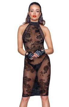 (SALE) Сукня Noir Handmade F240 Midi tulle dress with velvet straps - L SX0141 фото