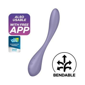 Універсальний вібратор Satisfyer &mdash; G-Spot Flex 5+ Lilac SO7803 фото