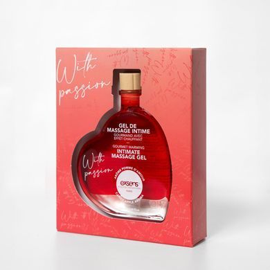 Масажна олія EXSENS With Passion Candy Apple 50мл розігріваюча, без цукру, їстівна SX2191 фото