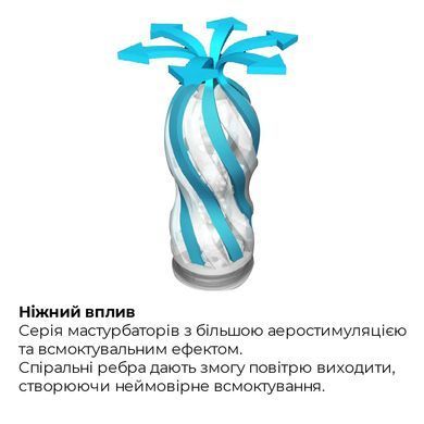 Мастурбатор Tenga Air-Tech Strong, більш висока аеростимуляція та всмоктувальний ефект ATH-001B фото