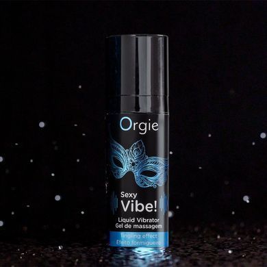 Жидкий вибратор Orgie Sexy Vibe! Liquid Vibrator, 15 мл, с эффектом мурашек SX1549 фото