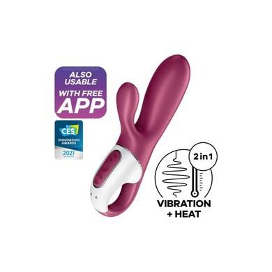 Смарт вібростимулятор-кролик Satisfyer &mdash; Hot Bunny із підігрівом SO6086 фото