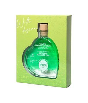 Масажна олія EXSENS With Desire Apple Pear 50мл розігріваюча, без цукру, їстівна SX2192 фото