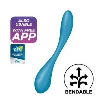 Універсальний вібратор Satisfyer &mdash; G-Spot Flex 5+ Petrol SO7804 фото