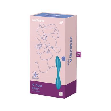 Універсальний вібратор Satisfyer &mdash; G-Spot Flex 1, гнучкий стовбур із фіксацією положення SO6722 фото