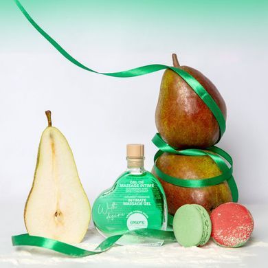 Масажна олія EXSENS With Desire Apple Pear 50мл розігріваюча, без цукру, їстівна SX2192 фото