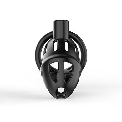 Клітка для пеніса LOCKINK SEVANDA Naja-Cobra Chastity Cage, чорна, 3 кільця різних розмірів SX0872 фото