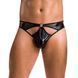 Чоловічі стринги Passion 033 THONG PAUL S/M Black, під латекс SO7571 фото 1