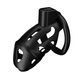 Клітка для пеніса LOCKINK SEVANDA Naja-Cobra Chastity Cage, чорна, 3 кільця різних розмірів SX0872 фото 1