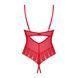 Боді з відкритим доступом Obsessive &mdash; Ingridia Crotchless Teddy Red SO9027 фото 6