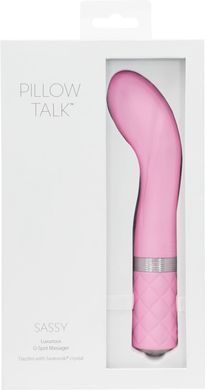 Розкішний вібратор Pillow Talk &mdash; Sassy Pink з кристалом Сваровські для точки G, подарункова упаковка SO2723 фото