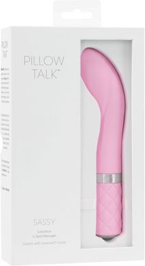 Розкішний вібратор Pillow Talk &mdash; Sassy Pink з кристалом Сваровські для точки G, подарункова упаковка SO2723 фото