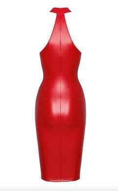 Сукня Noir Handmade F354 Red powerwetlook dress - S SX2106 фото