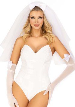 Фата нареченої Leg Avenue Tiered bridal veil O/S SO9232 фото