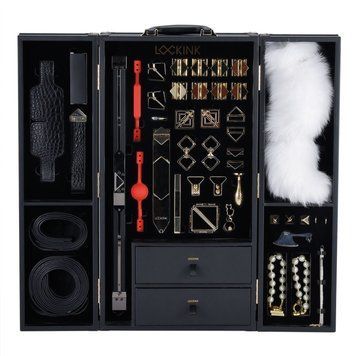 БДСМ-набір LOCKINK All-in-1 BDSM Play Kit - Crocodile Leather SX0819 фото