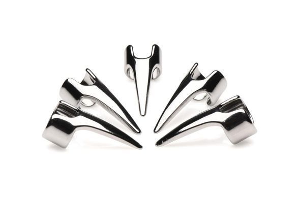 Набор колец с когтями Master Series Five-Piece Sensation Claw Rings - Silver (мятая упаковка!!!) SX1191-R фото