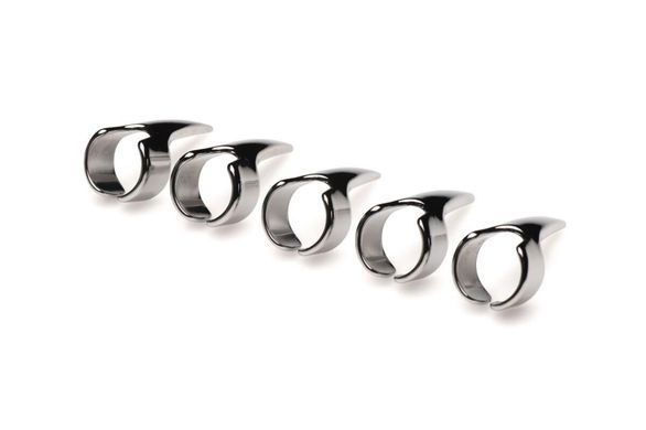 Набор колец с когтями Master Series Five-Piece Sensation Claw Rings - Silver (мятая упаковка!!!) SX1191-R фото
