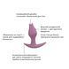 Анальна пробка Fun Factory BOOTIE FEM, розова, у вигляді бутона, діаметр 2,9 см, тонкий обмежувач SX1000 фото 3