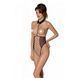 Напівпрозоре боді з відкритим верхом Passion &mdash; Trisha Body Beige SO9738 фото 1
