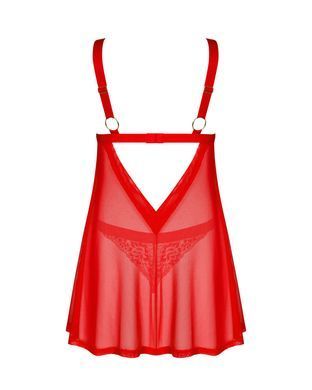 Бебі-дол Obsessive Elianes babydoll & thong XS/S SX1143 фото