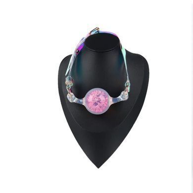Кляп Liebe Seele Crystal Ball Gag - Pink (Large Ball) SX4853 фото