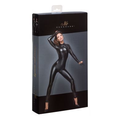 Комбінезон Noir Handmade F162 Powerwetlook overall with leash and two-way zipper - XL SX0044 фото