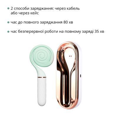 Пульсатор з вакуумною стимуляцією Otouch LOLLIPOP Teal SO9427 фото