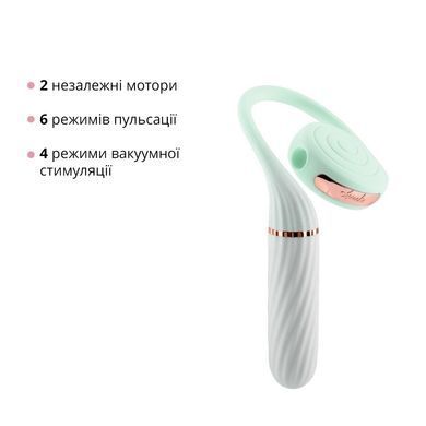 Пульсатор з вакуумною стимуляцією Otouch LOLLIPOP Teal SO9427 фото
