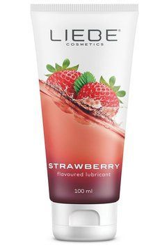 Распродажа!!! Лубрикант на водной основе Liebe Lubricant Strawberry 100 мл (срок 05.2025) SX1593-R фото