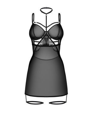 Бебі-долл Obsessive Arrowel Black chemise S/M SX2581 фото