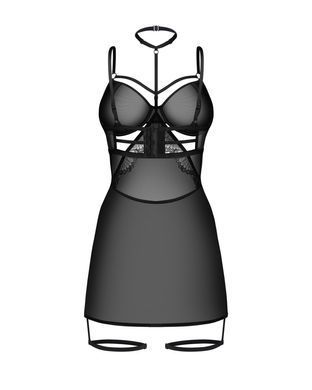 Бебі-долл Obsessive Arrowel Black chemise S/M SX2581 фото