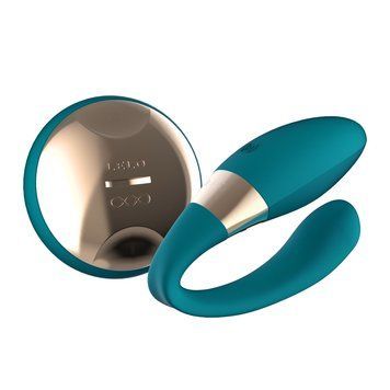 Вибратор для пар LELO Tiani Duo Ocean Blue, 2 мотора, пульт ДУ SX1293 фото