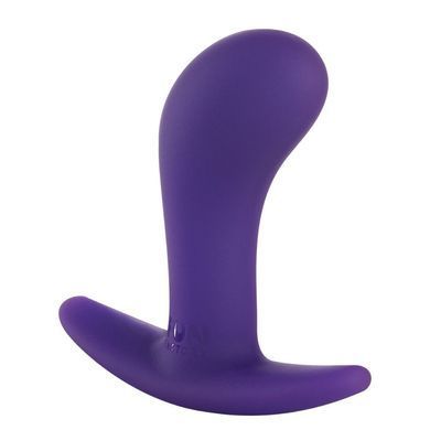 Анальная пробка Fun Factory BOOTIE, S, фиолетовая, диаметр 2,8 см, тонкий ограничитель SX1002 фото
