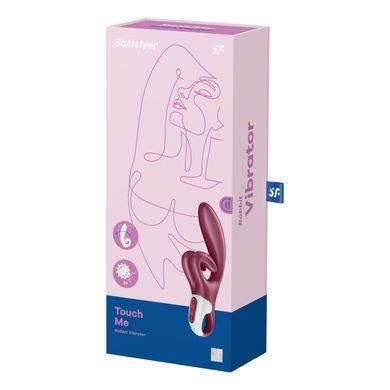 Вібростимулятор-кролик Satisfyer &mdash; Touch Me Red з подвійним відростком та 3 потужними моторами SO7776 фото