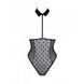 Напівпрозоре боді з відкритим верхом Passion &mdash; Trisha Body Black SO9741 фото 3