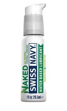 Лубрикант на водній основі Swiss Navy NAKED All Natural 29,5 мл, для чутливої ​​шкіри SX0582 фото