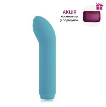 Преміум вібратор Je Joue &mdash; G-Spot Bullet Vibrator Teal з глибокою вібрацією + подарунок косметичка SO3031 фото