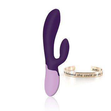 Вібратор-кролик Rianne S &mdash; Xena Purple/Lilac, 10 режимів, медичний силікон, подарункове паковання SO3867 фото