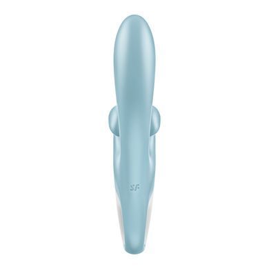 Вібростимулятор-кролик Satisfyer &mdash; Touch Me Blue з подвійним відростком та 3 потужними моторами SO7777 фото
