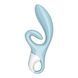 Вібростимулятор-кролик Satisfyer &mdash; Touch Me Blue з подвійним відростком та 3 потужними моторами SO7777 фото 2