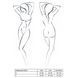 Боді з відкритим доступом Passion Exclusive &mdash; Mirajane Body Black PS26405 фото 7