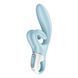 Вібростимулятор-кролик Satisfyer &mdash; Touch Me Blue з подвійним відростком та 3 потужними моторами SO7777 фото 1