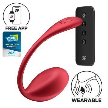Віброяйце Satisfyer Shiny Petal Connect App SX1220 фото