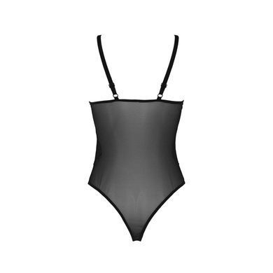 Сітчасте боді з мереживом Passion &mdash; Kerria Body Black SX0485 фото