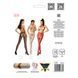 Сітчасті колготки-бодістокінги Passion S019 One Size, Black, імітація трусиків, відкритий доступ PSS019B фото 8