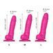 Реалістичний фалоімітатор Strap-On-Me Sliding Skin Realistic Dildo Fuchsia L, ефект рухливої шкіри SO6257 фото 4
