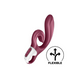 Вібростимулятор-кролик Satisfyer &mdash; Love Me Red з потрійним відростком SO7778 фото 1